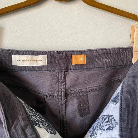 Anthropologie |  Pilcro and the Letterpress Grey Cord Stet Pants - Picture 5 of 6